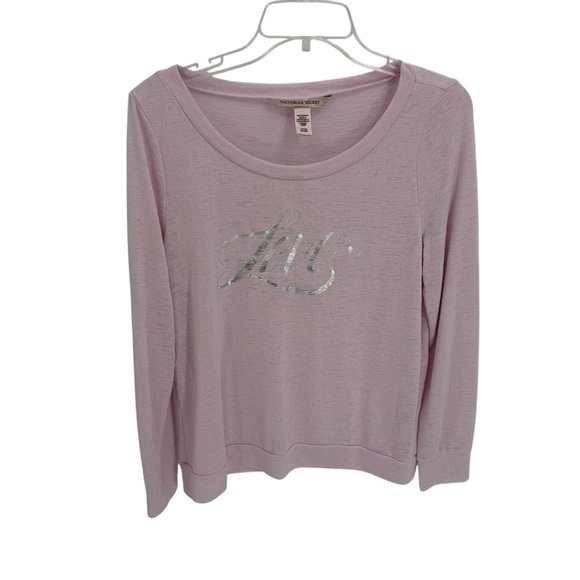 Victoria’s Secret Pajama Set Size Small 2 Piece Satin Pants Pullover Top Pink - Picture 9 of 10